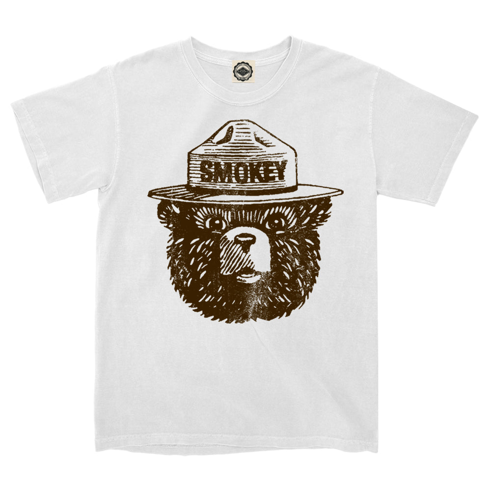 Official Smokey Bear Men's Pigment Dyed Tee