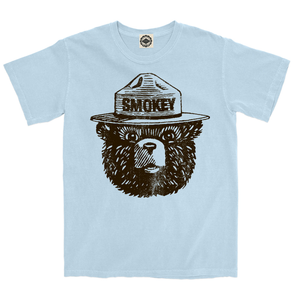 Official Smokey Bear Men's Pigment Dyed Tee