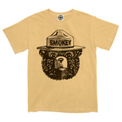 Official Smokey Bear Men's Pigment Dyed Tee