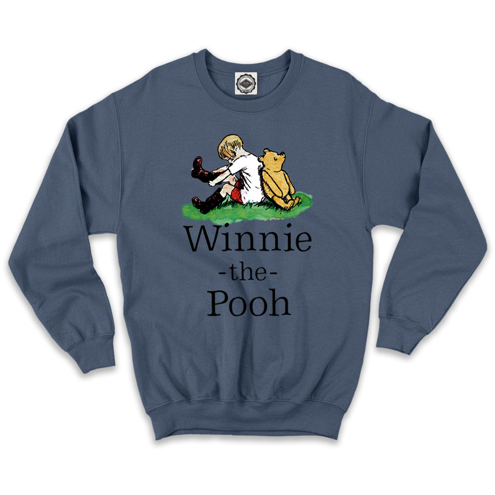 Winnie-The-Pooh & Christopher Robin Unisex Crew Sweatshirt