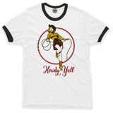 Howdy Y'All Unisex Ringer Tee