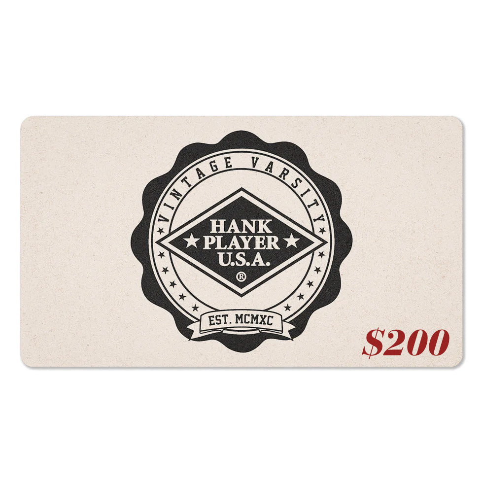 Hank Player Gift Card