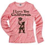 I Love You California Women's Long Sleeve Tee