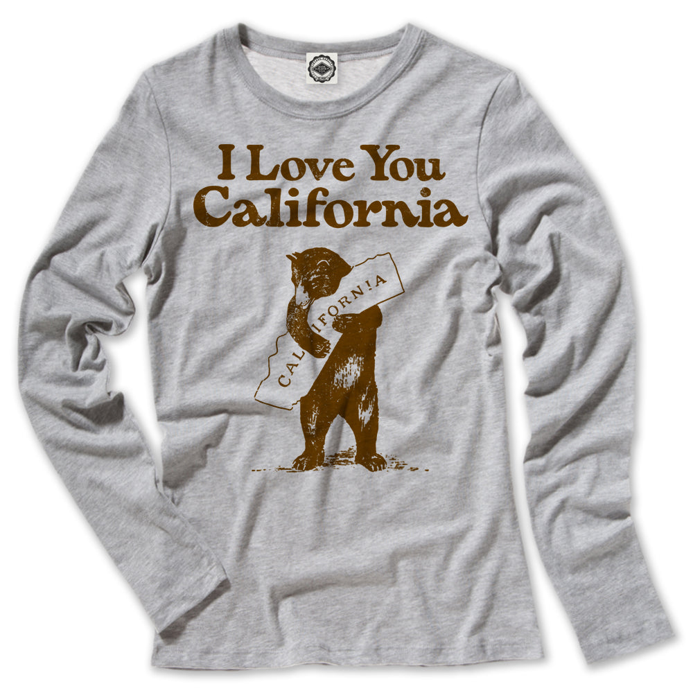 I Love You California Kid's Long Sleeve Tee