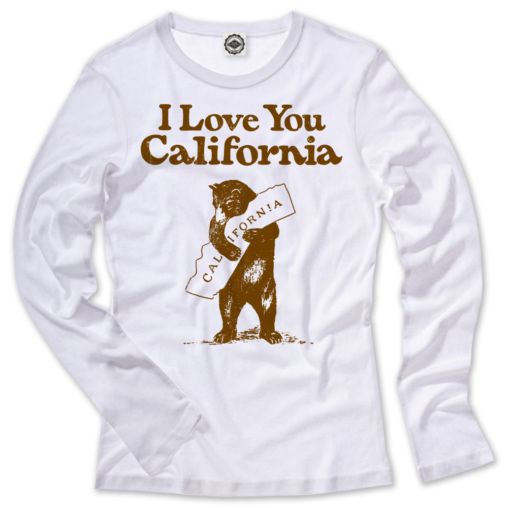 I Love You California Kid's Long Sleeve Tee