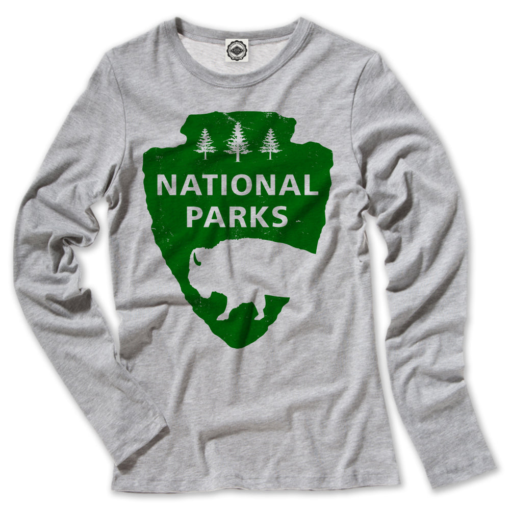 National Parks Logo Kid's Long Sleeve Tee