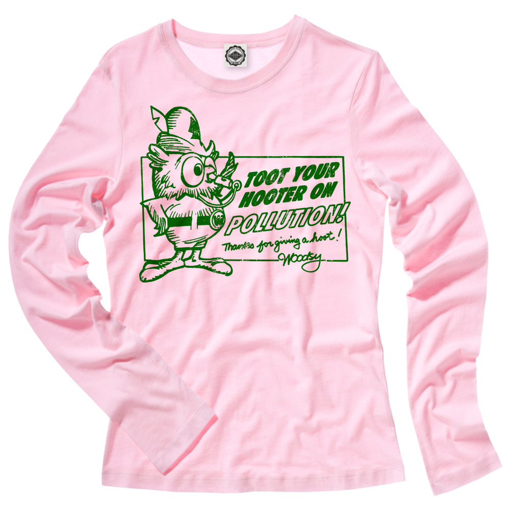 Woodsy Owl "Toot Your Hooter" Toddler Long Sleeve Tee
