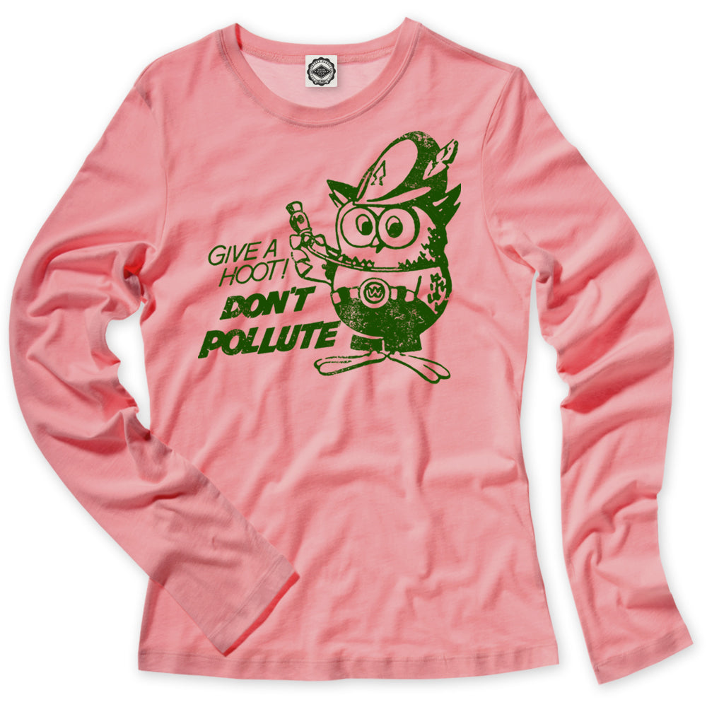 Official Woodsy Owl Women's Long Sleeve Tee