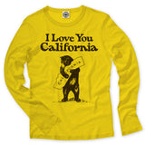 I Love You California Kid's Long Sleeve Tee