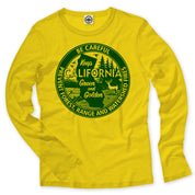 Keep California Green And Golden Kid's Long Sleeve Tee