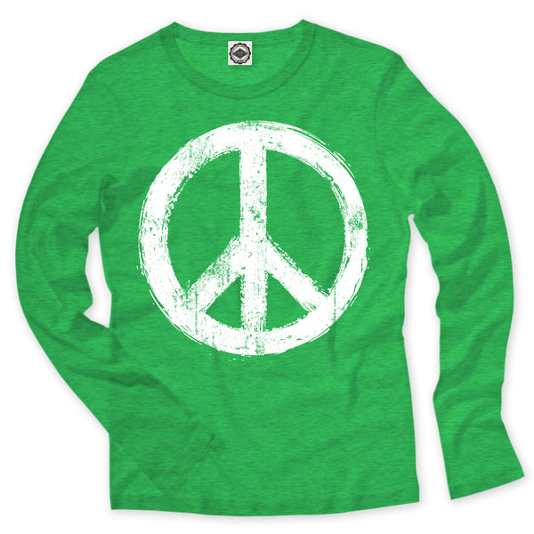 Peace Sign Kid's Long Sleeve Tee – Hank Player