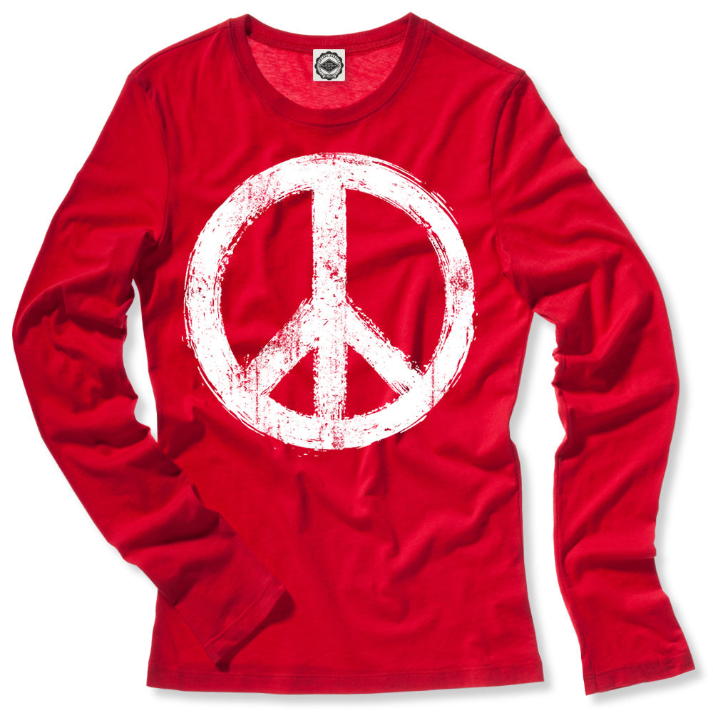 Peace Peace Sign Kid's Long Sleeve Tee – Hank Player
