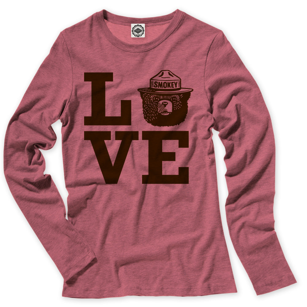 Smokey Bear Love Kid's Long Sleeve Tee