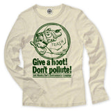 Woodsy Owl "Join Woodsy's Campaign" Kid's Long Sleeve Tee