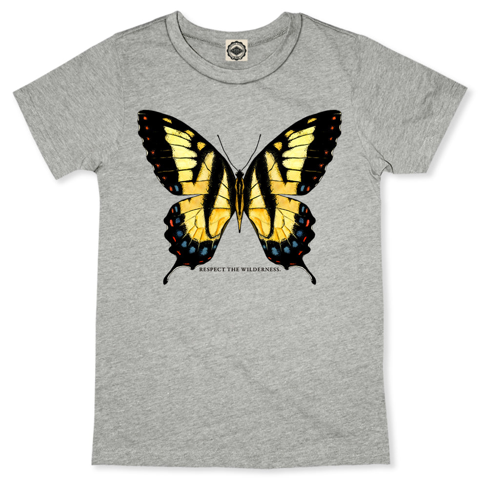 Respect The Wilderness Butterfly Kid's Tee