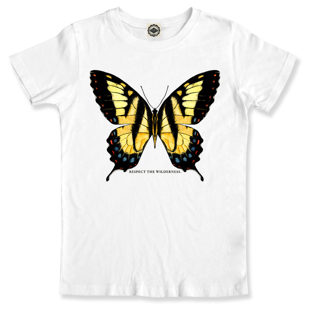 Respect The Wilderness Butterfly Kid's Tee