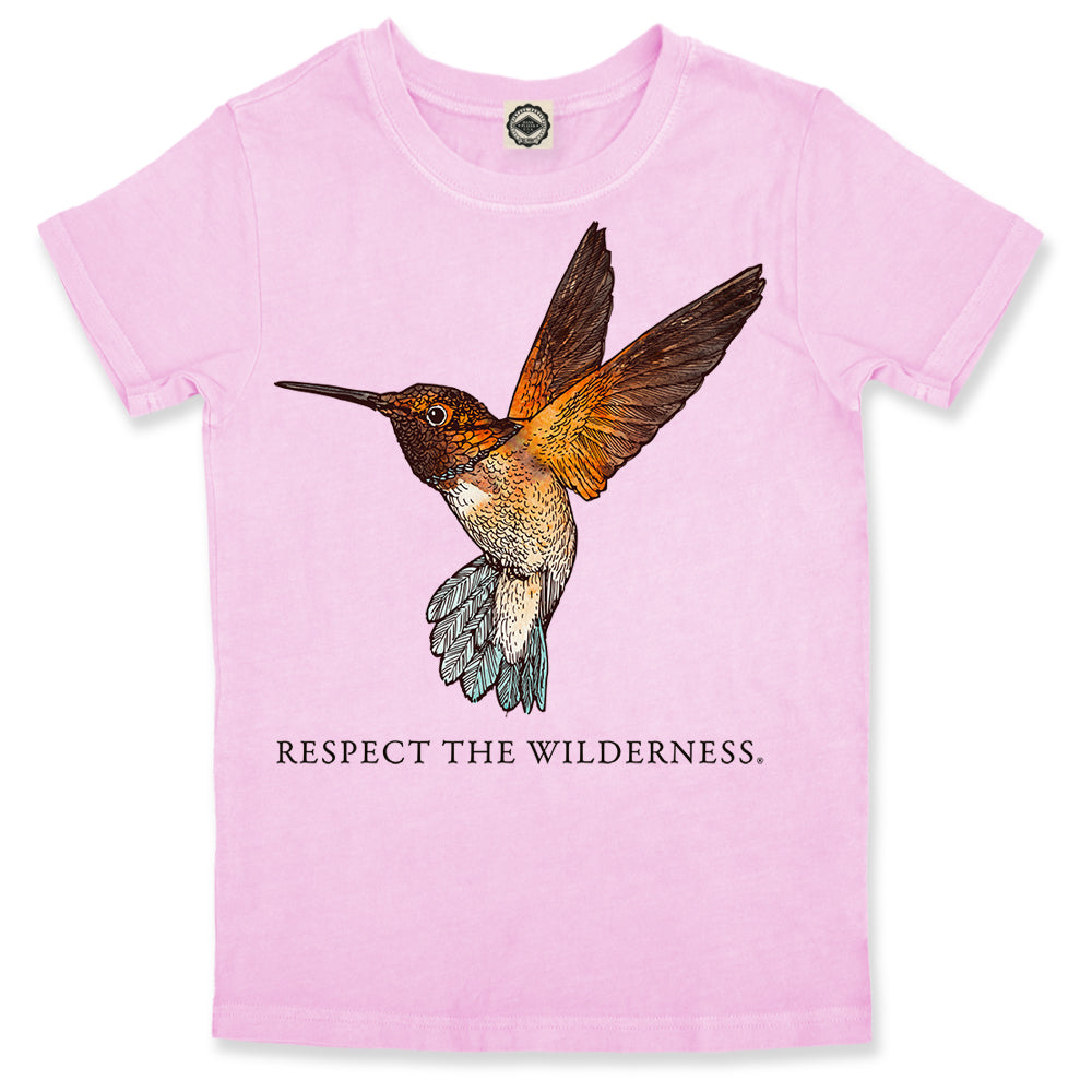 Respect The Wilderness Hummingbird Kid's Tee