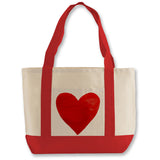 Vintage Heart Shopping Bag (Large)