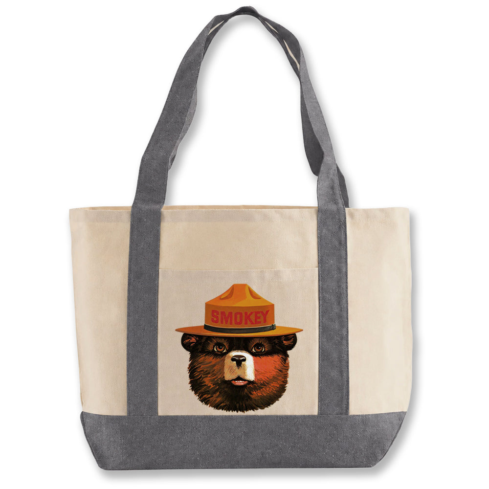 Multicolor Smokey Bear Shopping Bag (Large)
