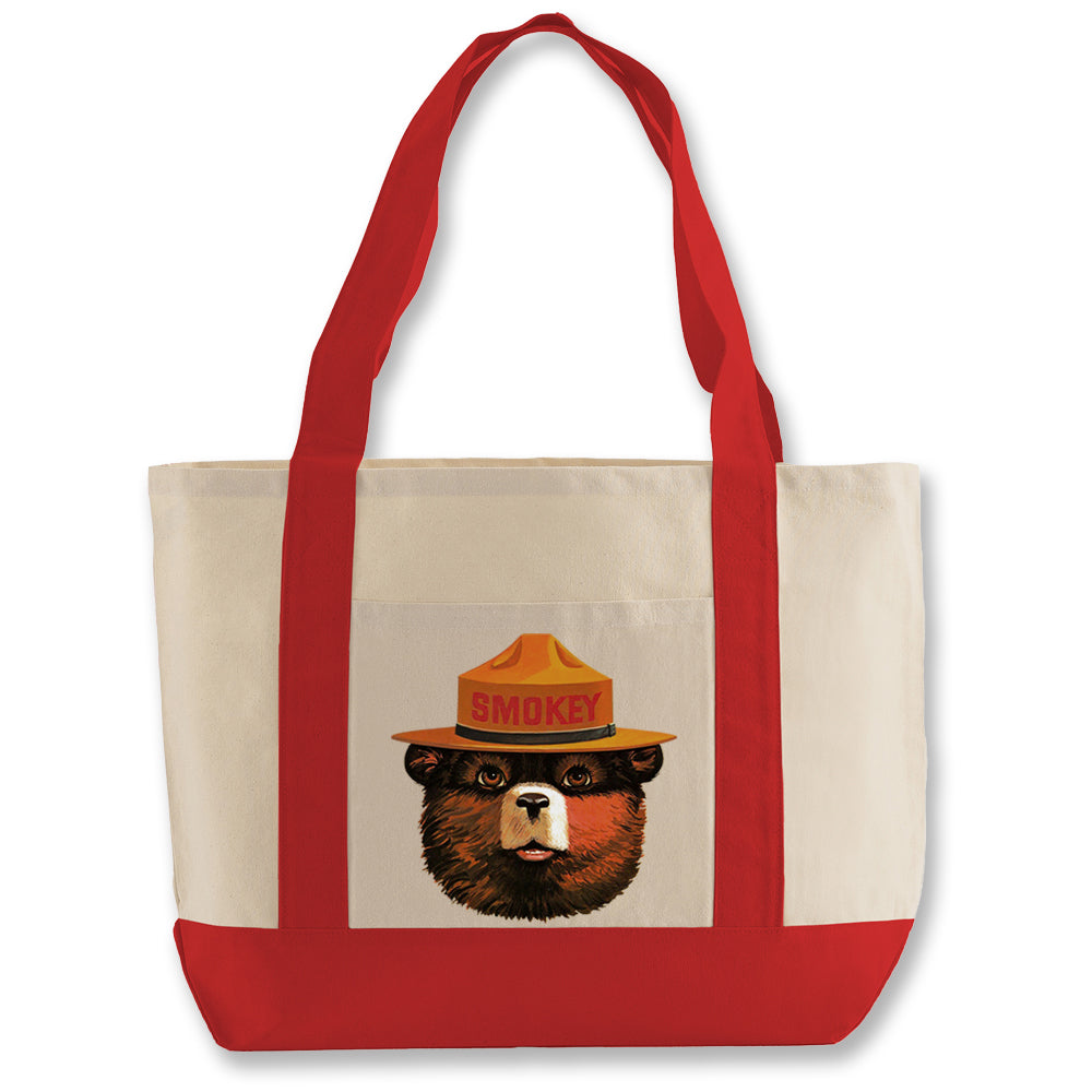 Multicolor Smokey Bear Shopping Bag (Large)