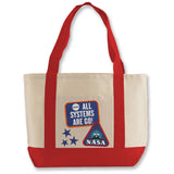 NASA Patches Shopping Bag (Large)