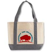 Respect The Wilderness Logo Shopping Bag (Large)