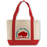 Respect The Wilderness Logo Shopping Bag (Large)