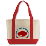 Respect The Wilderness Logo Shopping Bag (Large)