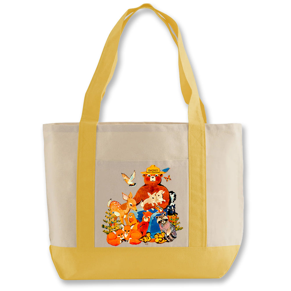 Smokey Bear Vintage "Babes In The Woods" Shopping Bag (Large)