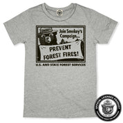 Smokey Bear "Join Smokey's Campaign" Women's Boyfriend Tee