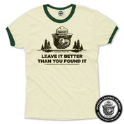 Smokey Bear's Campsite Rule Men's Ringer Tee