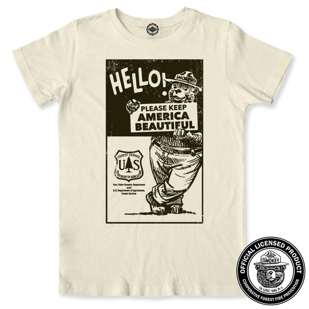 Smokey Bear "Please Keep America Beautiful" Toddler Tee