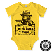Smokey Bear "Keep America Clean & Green" Infant Onesie