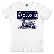 NASA Apollo 15 Lunar Rover Kid's T-Shirt in White