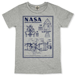 NASA Apollo Spacecraft Blueprint Unisex Tee