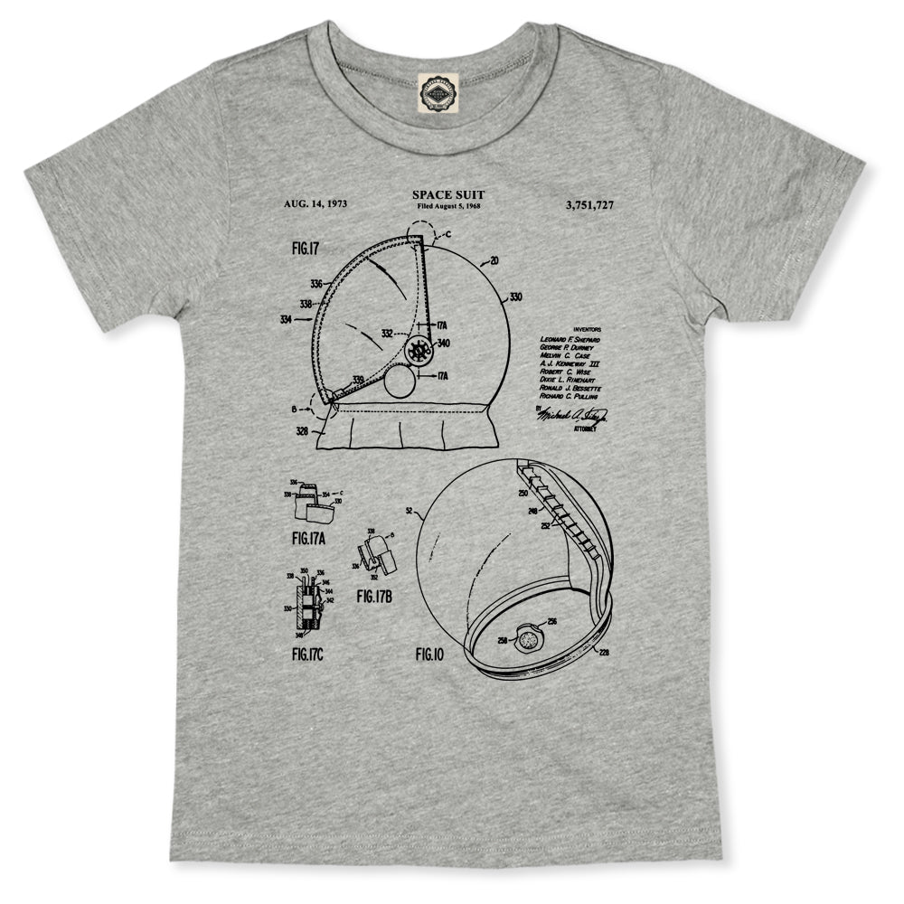 NASA Astronaut Helmet Patent Men's Tee