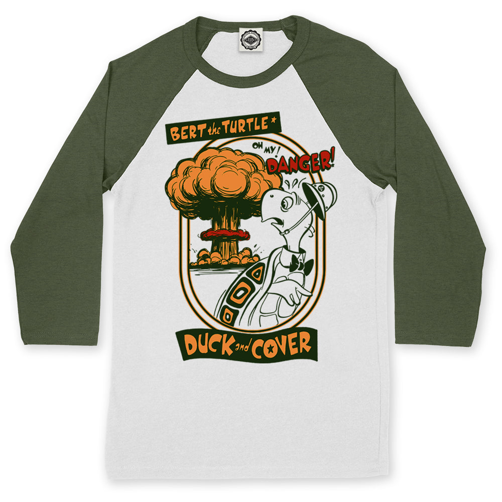 Bert The Turtle "Oh My Danger!" Unisex Baseball Tee