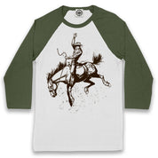 Cowboy Bronco Unisex Baseball Tee