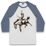 Cowboy Bronco Unisex Baseball Tee