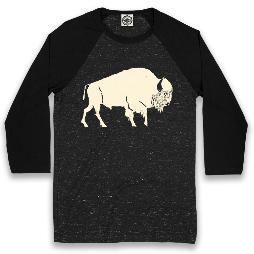 Buffalo/American Bison Unisex Baseball Tee