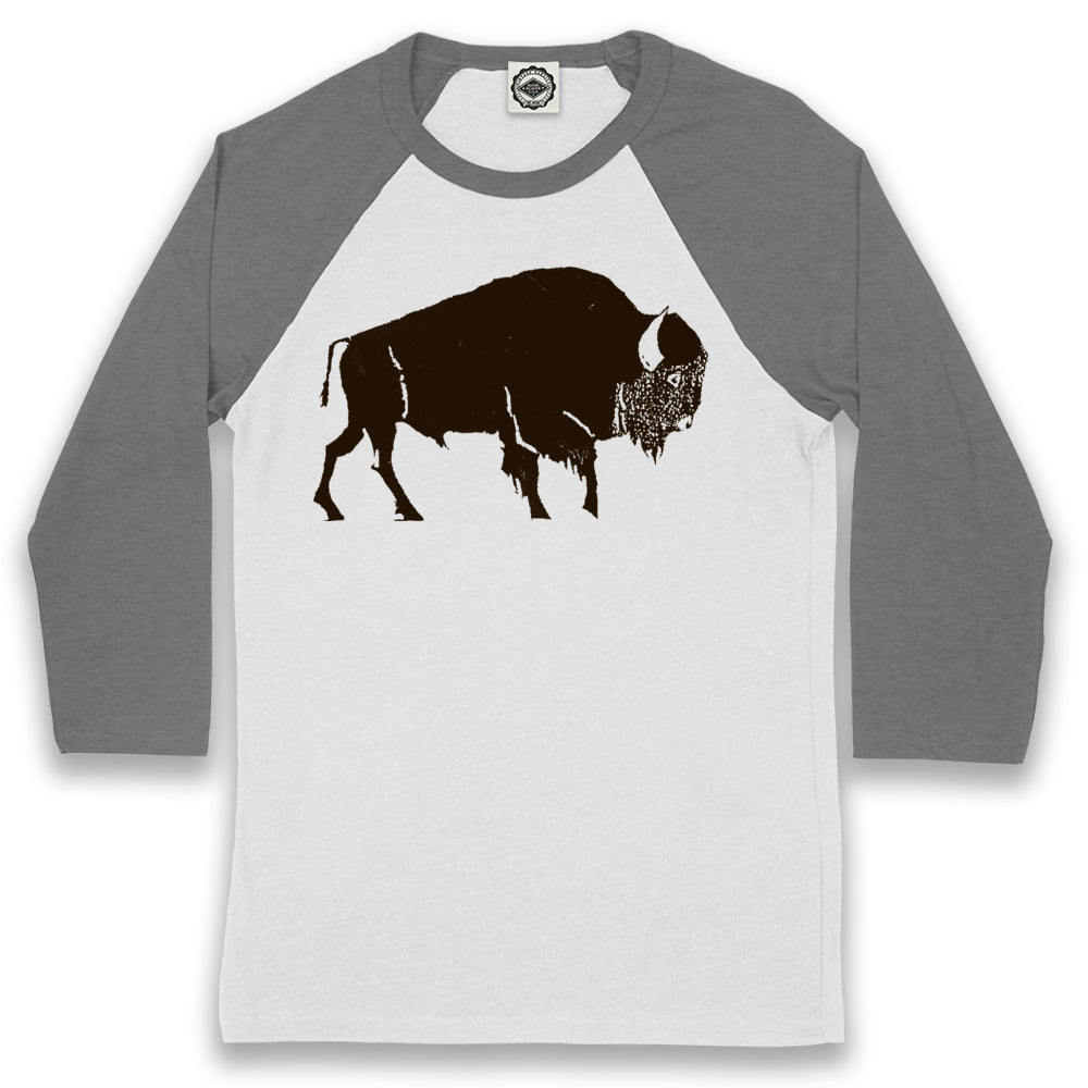 Buffalo/American Bison Unisex Baseball Tee