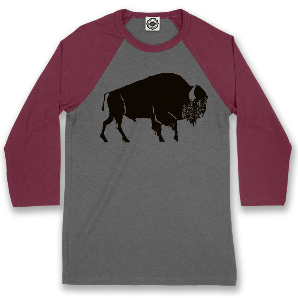 Buffalo/American Bison Unisex Baseball Tee