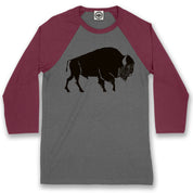 Buffalo/American Bison Unisex Baseball Tee