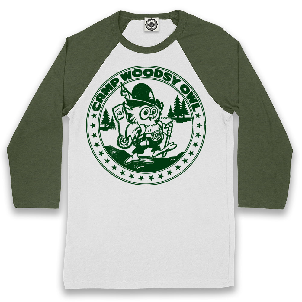 Camp Woodsy Owl Unisex Baseball Tee