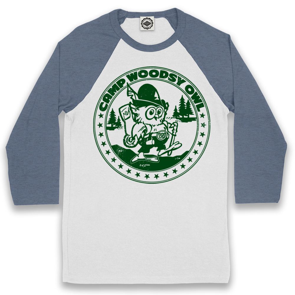 Camp Woodsy Owl Unisex Baseball Tee