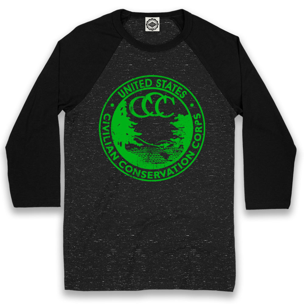CCC (Civilian Conservation Corps) Unisex Baseball Tee