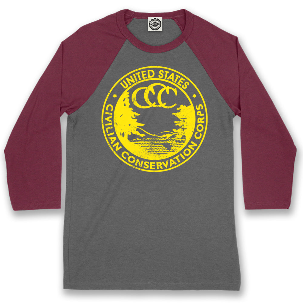 CCC (Civilian Conservation Corps) Unisex Baseball Tee