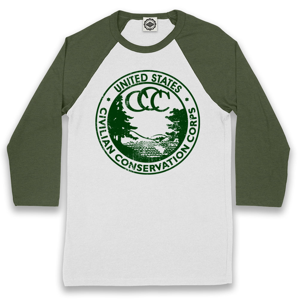 CCC (Civilian Conservation Corps) Unisex Baseball Tee