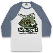 Bert The Turtle "Duck & Cover" Unisex Baseball Tee