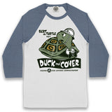 Bert The Turtle "Duck & Cover" Unisex Baseball Tee